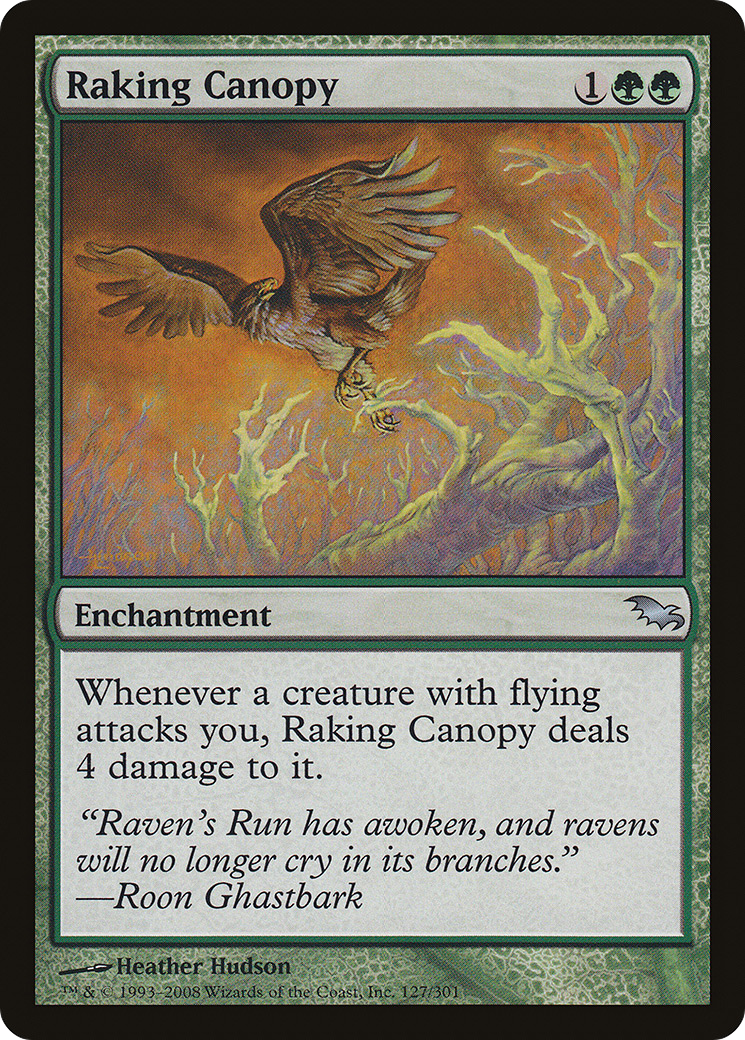 Raking Canopy (SHM-127) [Shadowmoor] Foil MTG Single Wizards of the Coast