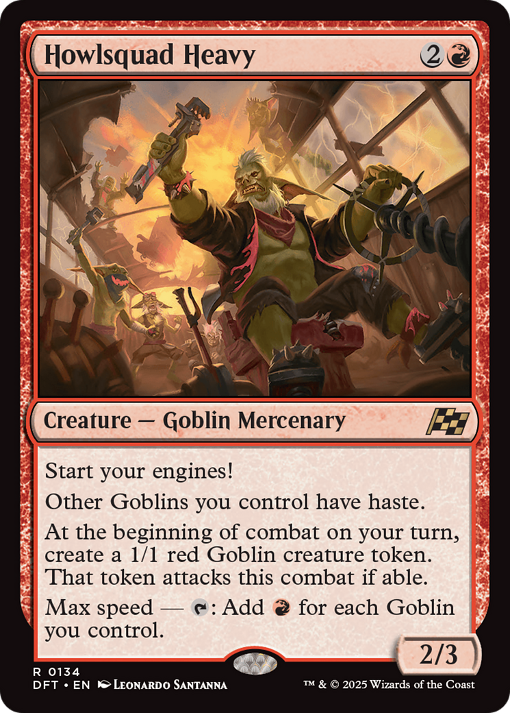 Howlsquad Heavy (DFT-134) [Aetherdrift] MTG Single Wizards of the Coast