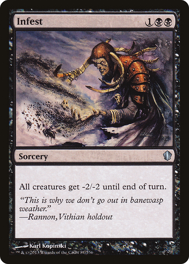 Infest (C13-081) [Commander 2013] MTG Single Wizards of the Coast