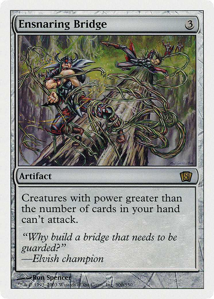 Ensnaring Bridge (8ED-300) [Eighth Edition] MTG Single Wizards of the Coast
