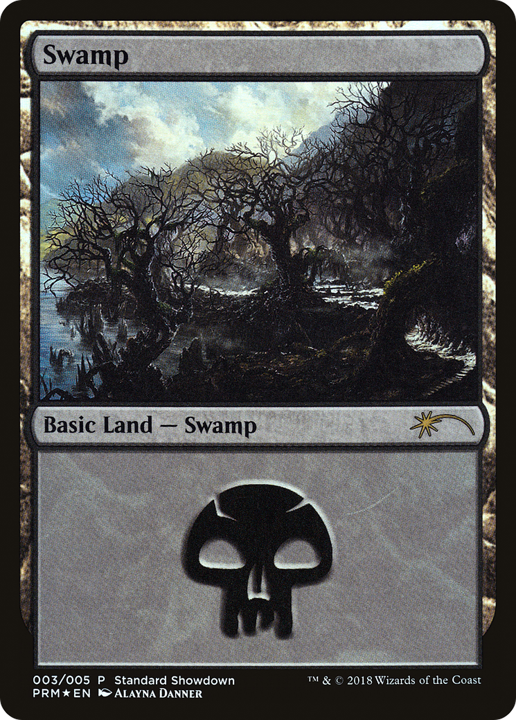 Swamp (SSP-003) [M19 Standard Showdown] Foil MTG Single Wizards of the Coast