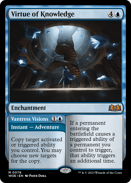 Virtue of Knowledge (WOE-076) [Wilds of Eldraine] MTG Single Wizards of the Coast