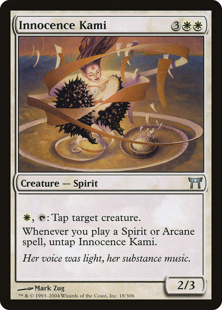 Innocence Kami (CHK-018) [Champions of Kamigawa] Foil MTG Single Wizards of the Coast
