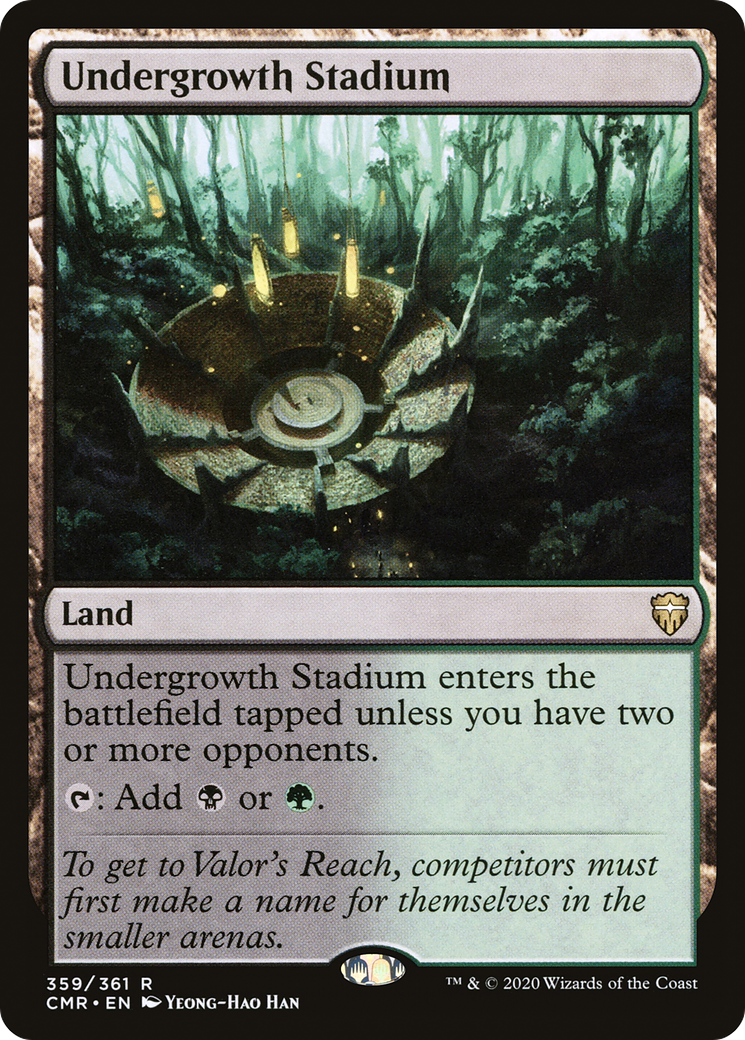 Undergrowth Stadium (CMR-359) [Commander Legends] Foil MTG Single Wizards of the Coast