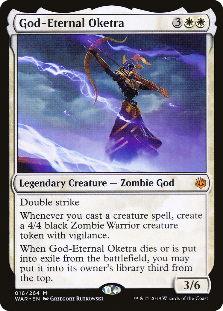 God-Eternal Oketra (WAR-016) [War of the Spark] MTG Single Wizards of the Coast