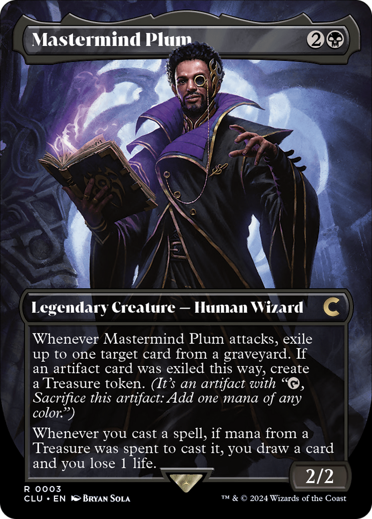 Mastermind Plum (CLU-003) [Ravnica: Clue Edition] (Borderless) MTG Single Wizards of the Coast