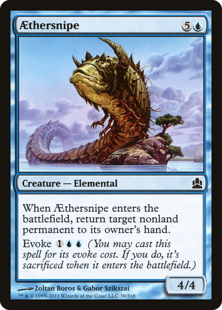Aethersnipe (CMD-039) [Commander 2011] MTG Single Wizards of the Coast