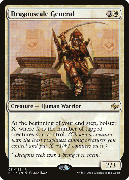 Dragonscale General (FRF-011) [Fate Reforged] MTG Single Wizards of the Coast
