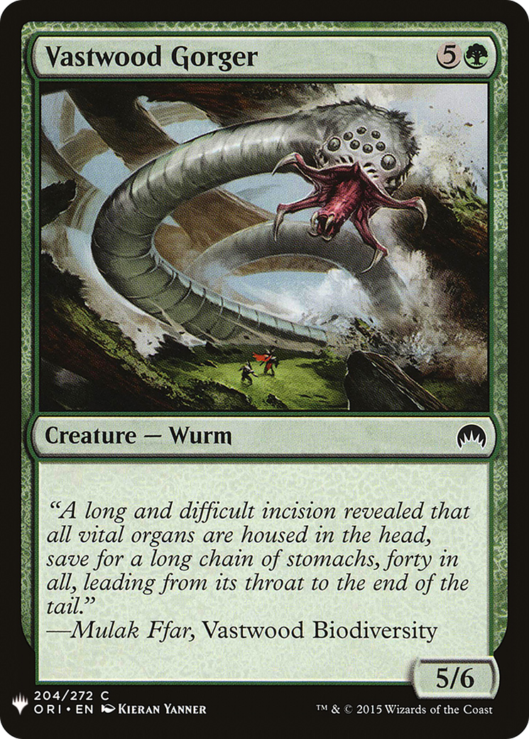 Vastwood Gorger (LIST-ORI-204) [Mystery Booster] The List MTG Single Wizards of the Coast