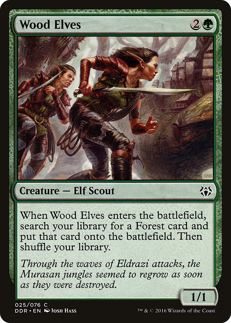 Wood Elves (DDR-025) [Misc] Duel Decks: Nissa vs. Ob Nixilis MTG Single Wizards of the Coast