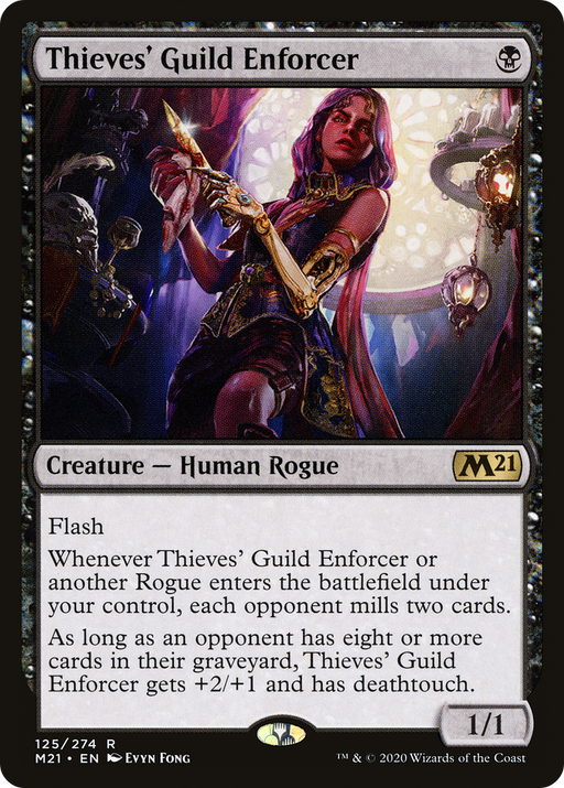 Thieves' Guild Enforcer (M21-125) [Core Set 2021] Foil MTG Single Wizards of the Coast