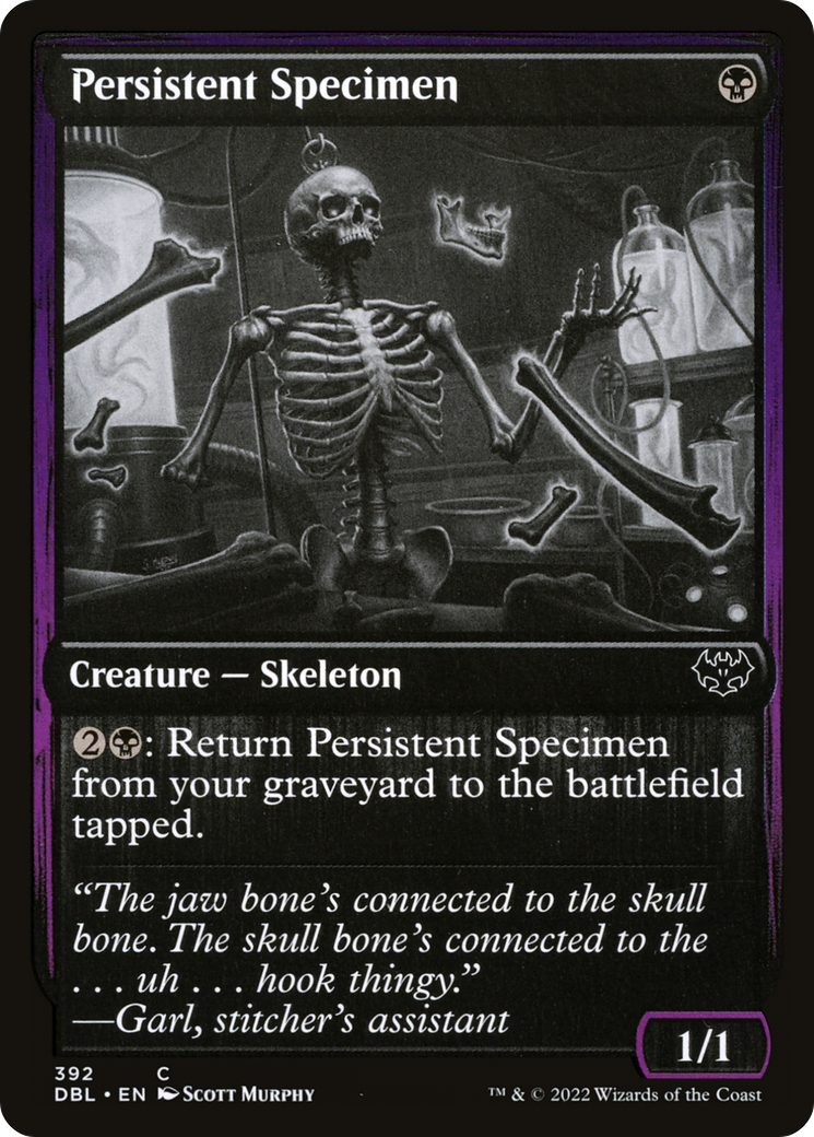 Persistent Specimen (DBL-392) [Innistrad: Double Feature] Foil MTG Single Wizards of the Coast