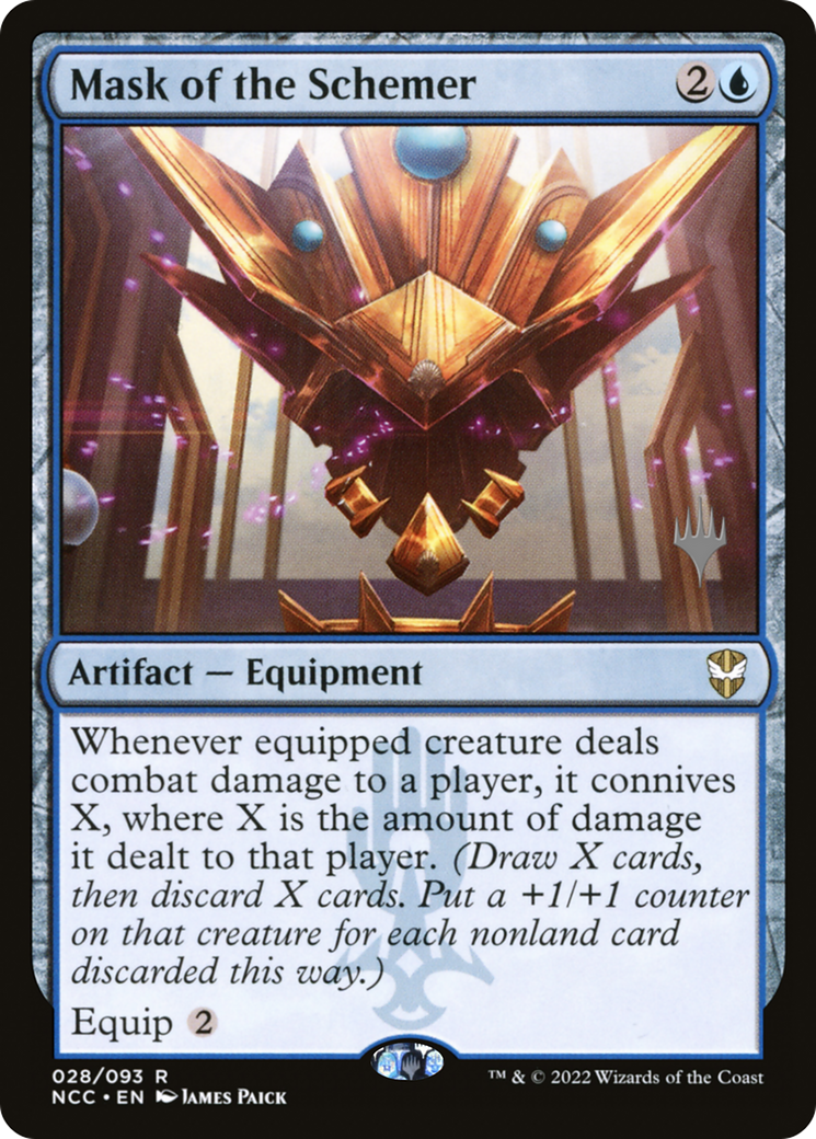 Mask of the Schemer (PPSNC-28P) [New Capenna Commander Promos] Foil MTG Single Wizards of the Coast