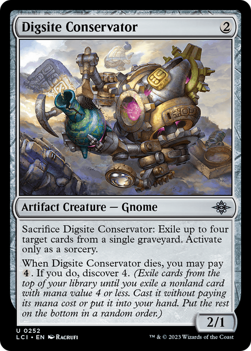 Digsite Conservator (LCI-252) [The Lost Caverns of Ixalan] Foil MTG Single Wizards of the Coast