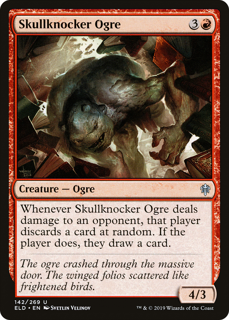 Skullknocker Ogre (ELD-142) [Throne of Eldraine] Foil MTG Single Wizards of the Coast