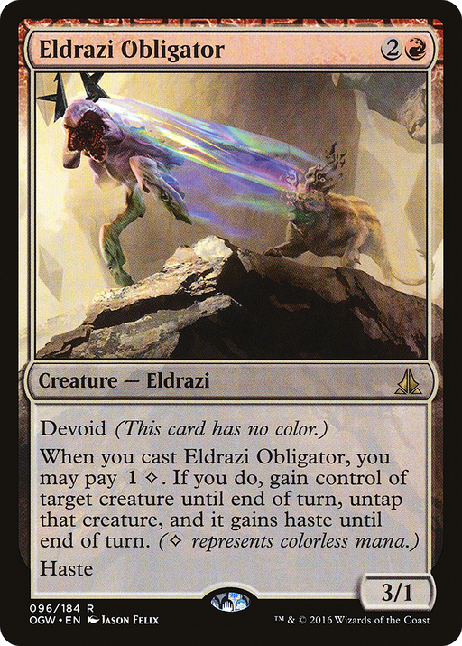 Eldrazi Obligator (OGW-096) [Oath of the Gatewatch] MTG Single Wizards of the Coast