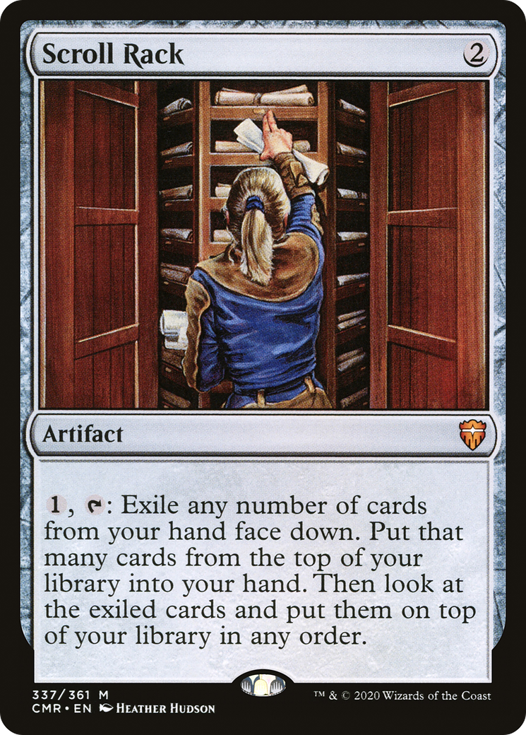 Scroll Rack (CMR-337) [Commander Legends] MTG Single Wizards of the Coast