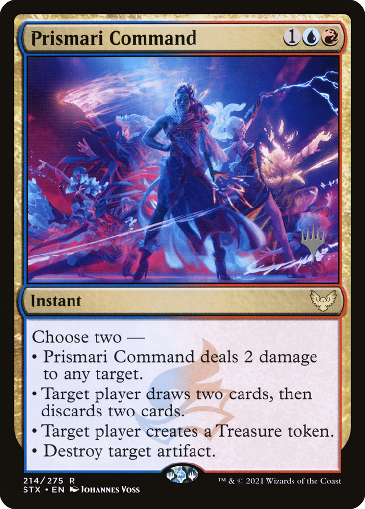 Prismari Command (PPSTX-214) [Strixhaven: School of Mages Promos] Foil MTG Single Wizards of the Coast