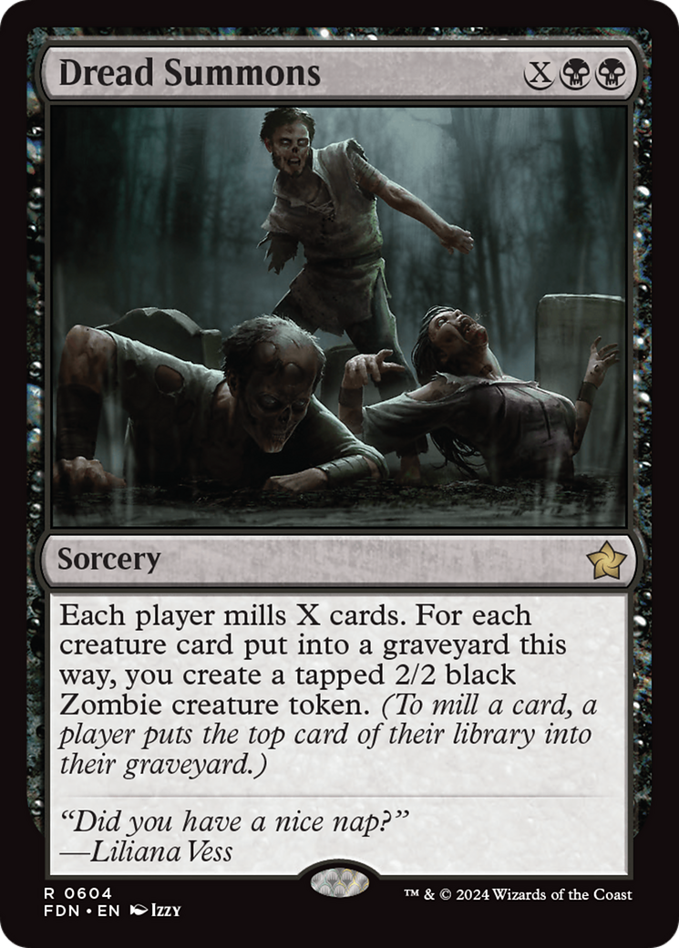 Dread Summons (FDN-604) [Foundations] MTG Single Wizards of the Coast