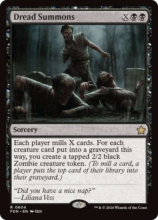 Dread Summons (FDN-604) [Foundations] MTG Single Wizards of the Coast