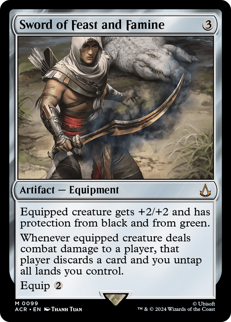 Sword of Feast and Famine (ACR-099) [Assassin's Creed] Foil MTG Single Wizards of the Coast