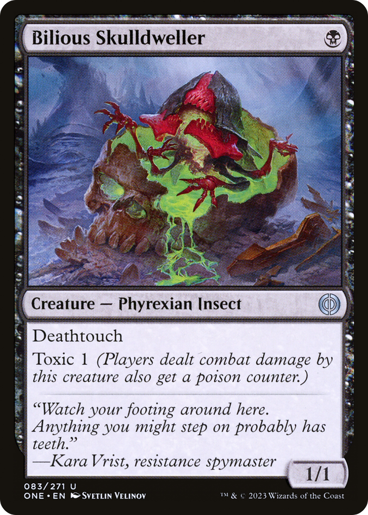 Bilious Skulldweller (ONE-083) [Phyrexia: All Will Be One] MTG Single Wizards of the Coast