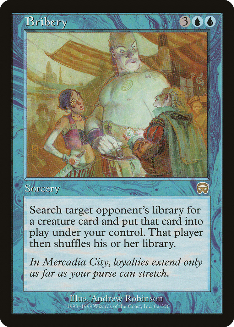 Bribery (MMQ-062) [Mercadian Masques] Foil MTG Single Wizards of the Coast