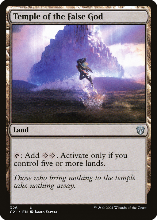 Temple of the False God (C21-326) [Commander 2021] MTG Single Wizards of the Coast