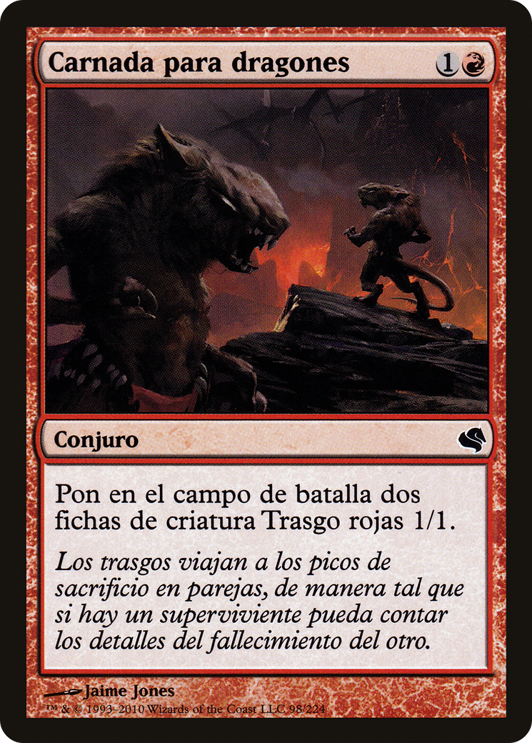 Dragon Fodder (Spanish) - "Carnada para dragones" (PS11-098) [Misc] Salvat 2011 MTG Single Wizards of the Coast