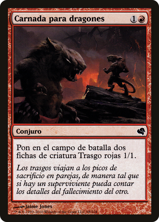 Dragon Fodder (Spanish) - "Carnada para dragones" (PS11-098) [Misc] Salvat 2011 MTG Single Wizards of the Coast