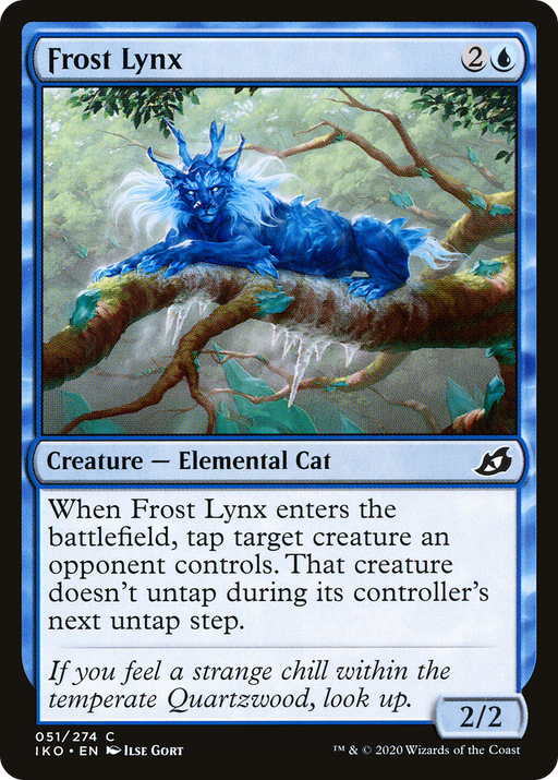Frost Lynx (IKO-051) [Ikoria: Lair of Behemoths] MTG Single Wizards of the Coast