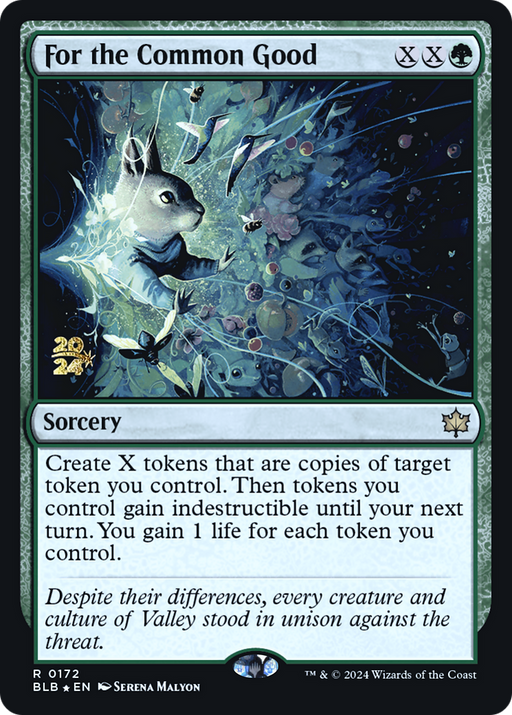 For the Common Good (PRE-172) [Bloomburrow Promos] Foil MTG Single Wizards of the Coast