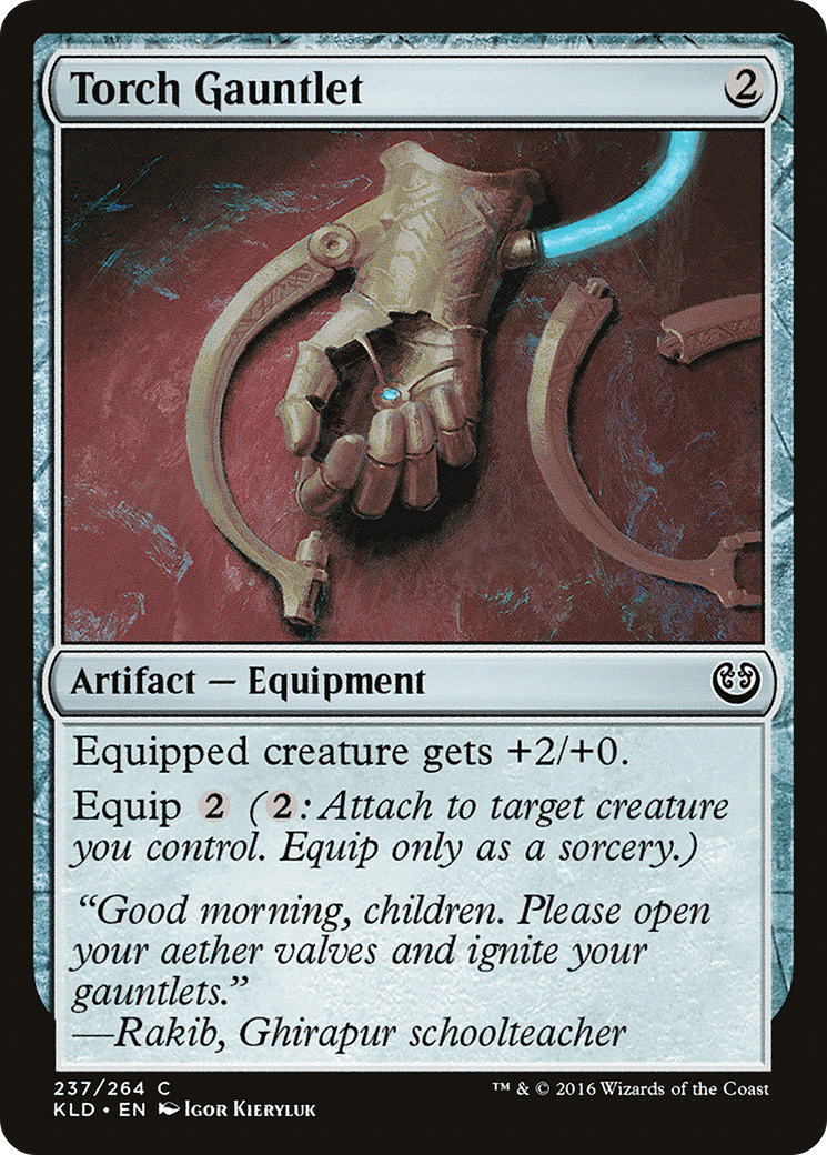 Torch Gauntlet (KLD-237) [Kaladesh] Foil MTG Single Wizards of the Coast