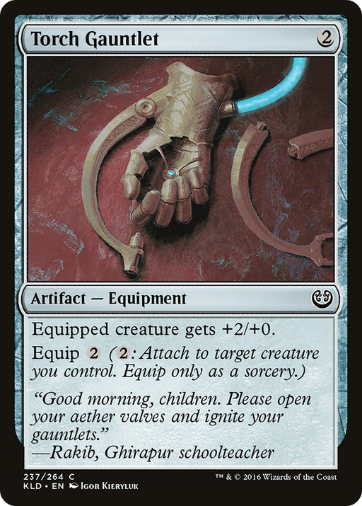 Torch Gauntlet (KLD-237) [Kaladesh] Foil MTG Single Wizards of the Coast
