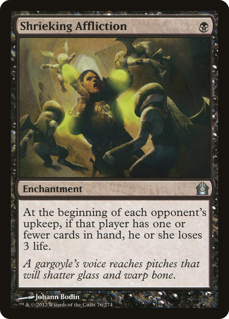 Shrieking Affliction (RTR-076) [Return to Ravnica] Foil MTG Single Wizards of the Coast