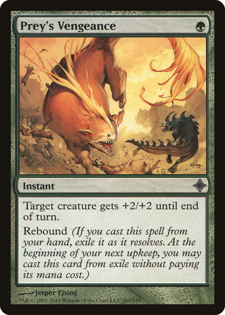 Prey's Vengeance (ROE-205) [Rise of the Eldrazi] Foil MTG Single Wizards of the Coast