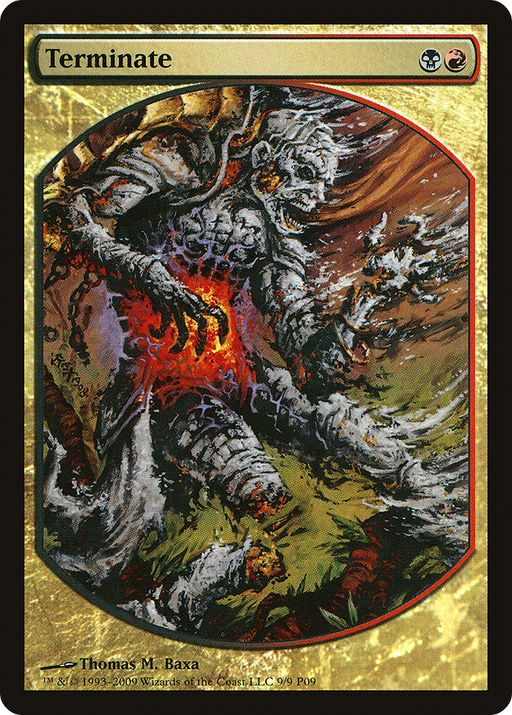 Terminate (MPRP-009) [Misc] Magic Player Rewards 2009 MTG Single Wizards of the Coast