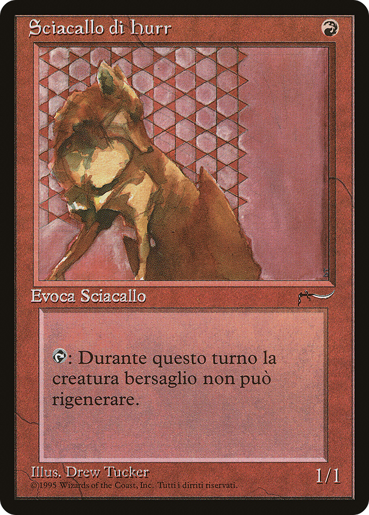 Hurr Jackal (REN-081) [Misc] Rinascimento MTG Single Wizards of the Coast