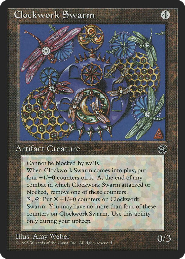 Clockwork Swarm (HML-104) [Homelands] MTG Single Wizards of the Coast