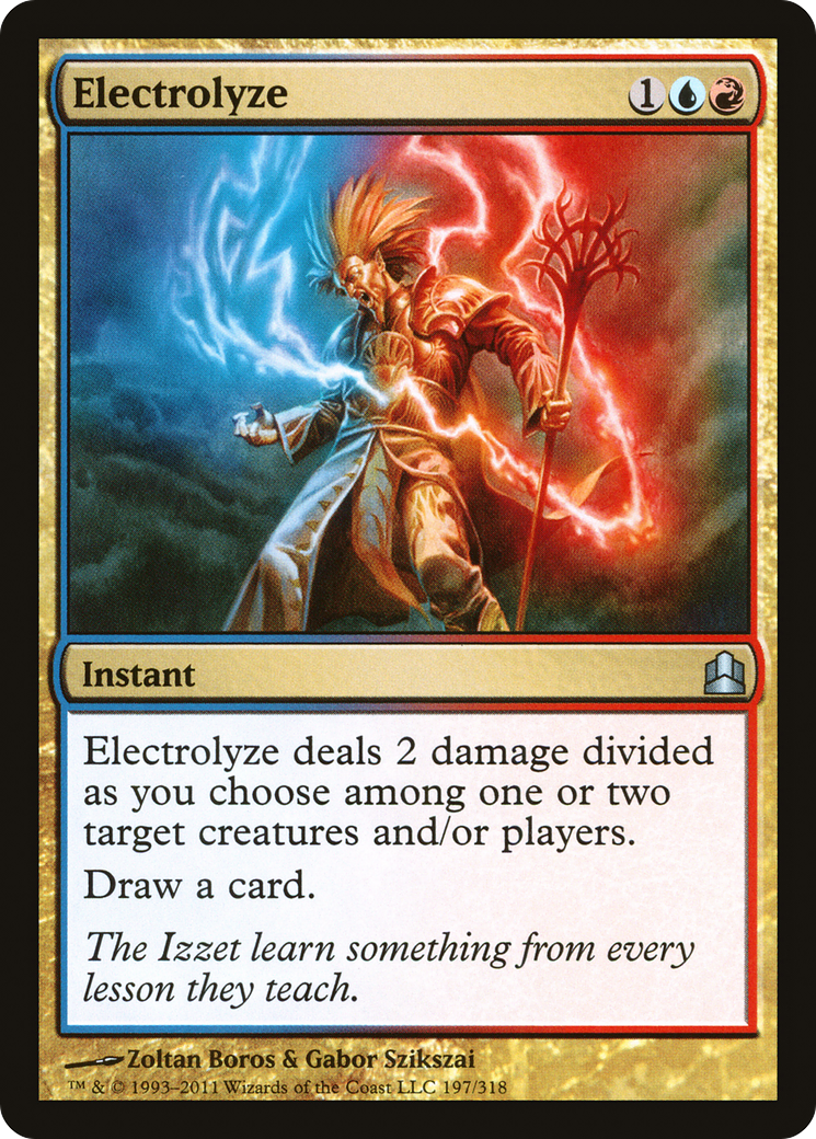 Electrolyze (CMD-197) [Commander 2011] MTG Single Wizards of the Coast