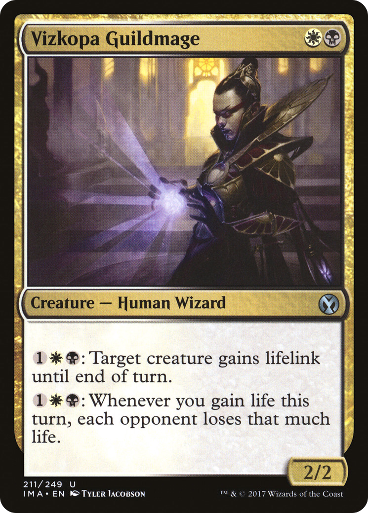 Vizkopa Guildmage (IMA-211) [Iconic Masters] Foil MTG Single Wizards of the Coast