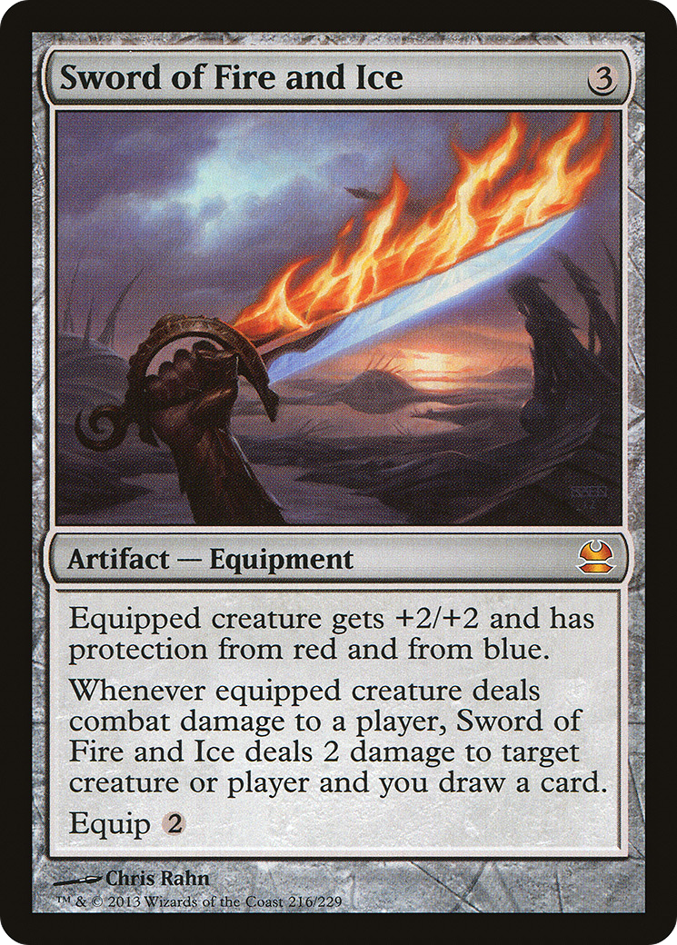 Sword of Fire and Ice (MMA-216) [Modern Masters] MTG Single Modern Masters