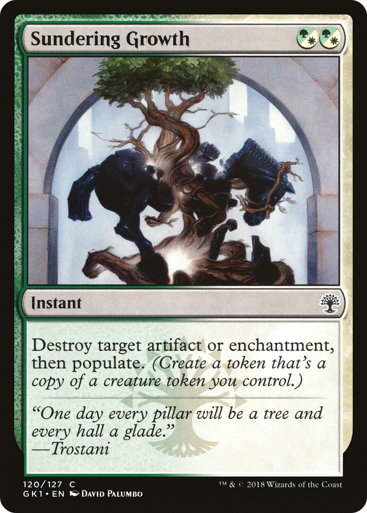 Sundering Growth (GR1-120) [Misc] GRN Guild Kit MTG Single Wizards of the Coast