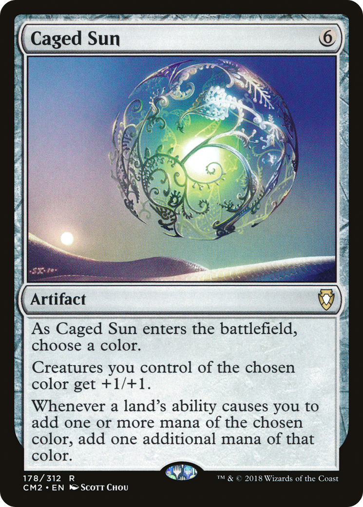 Caged Sun (CM2-178) [Commander Anthology Volume II] MTG Single Wizards of the Coast