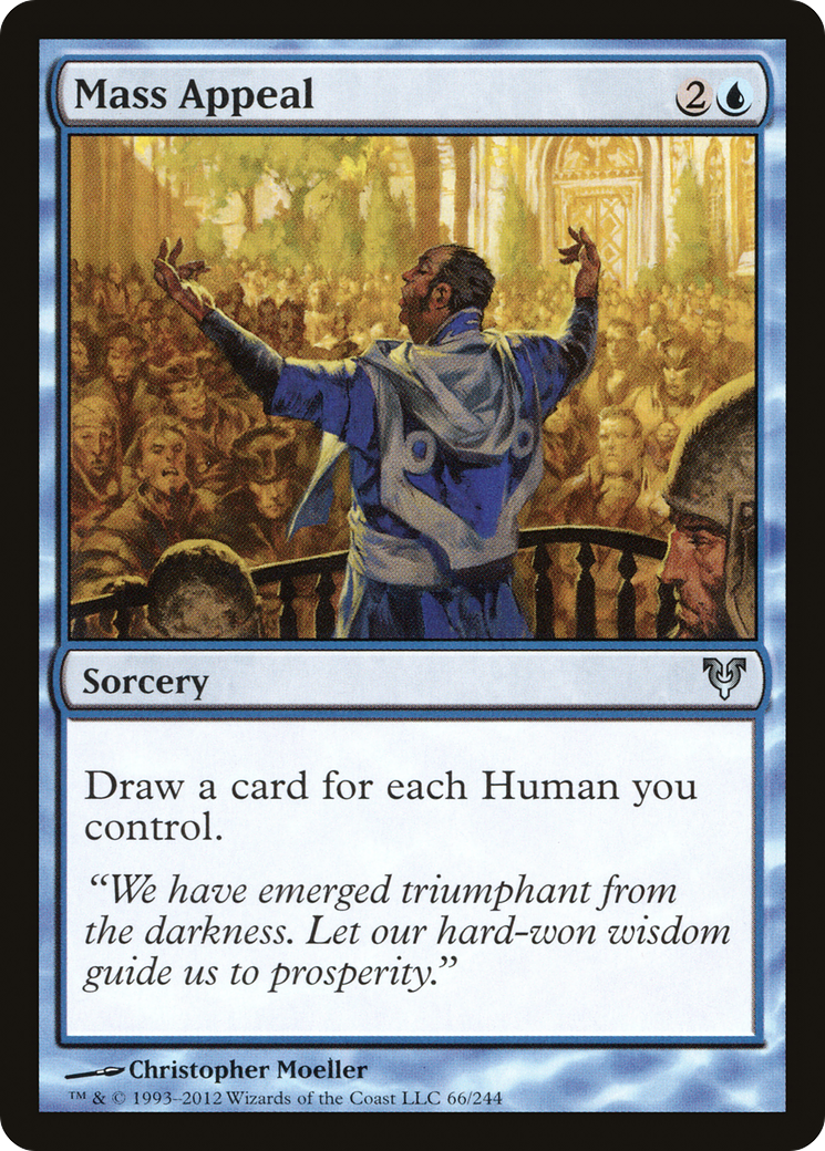 Mass Appeal (AVR-066) [Avacyn Restored] MTG Single Wizards of the Coast
