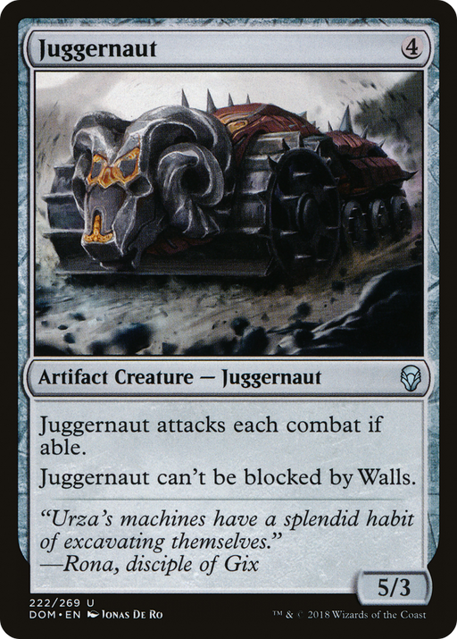 Juggernaut (DOM-222) [Dominaria] Foil MTG Single Wizards of the Coast