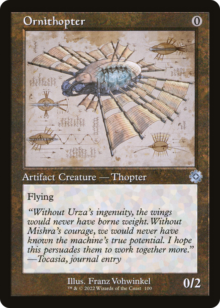 Ornithopter (BRR-100) [The Brothers' War Retro Artifacts] Foil MTG Single Wizards of the Coast