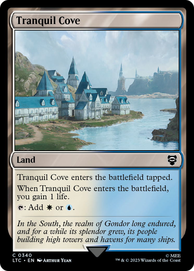 Tranquil Cove (LTC-340) [Tales of Middle-earth Commander] MTG Single Wizards of the Coast