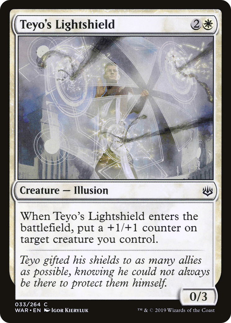 Teyo's Lightshield (WAR-033) [War of the Spark] MTG Single Wizards of the Coast