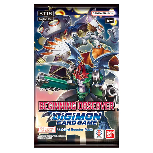 Digimon Beginning Observer - Booster Pack [BT16] Digimon Sealed Digimon   